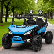 Двухместный детский электромобиль M 6205 EBLR-4 (24V) Багги, четыре мотора, синий купить