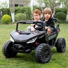 Детский электромобиль багги M 6205 EBLR-2 (24V) двухместный, черный