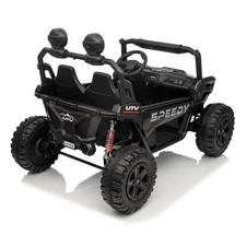 Детский электромобиль багги M 6205 EBLR-2 (24V) двухместный, черный фото 16