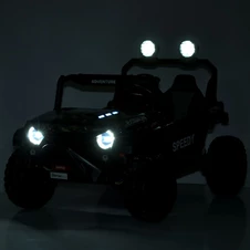 Двухместный детский джип M 6206 EBLR-4 (24V), два аккумулятора, синий фото 13
