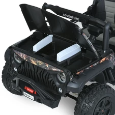 Двухместный детский джип M 6206 EBLR-4 (24V), два аккумулятора, синий фото 16