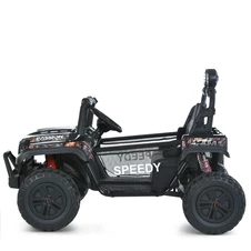 Двухместный детский джип M 6206 EBLR-4 (24V), два аккумулятора, синий фото 99