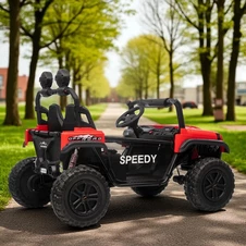 Детский электромобиль M 6206 EBLR-3 (24V) двухместный джип, красный купить