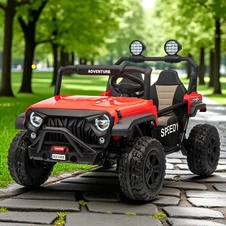 Детский электромобиль M 6206 EBLR-3 (24V) двухместный джип, красный фото 55