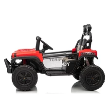 Детский электромобиль M 6206 EBLR-3 (24V) двухместный джип, красный фото 77