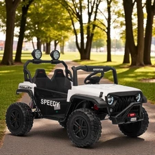 Детский электромобиль M 6206 EBLR-1 (24V) двухместный джип, белый фото 33