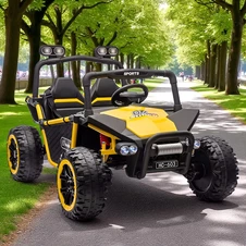 Детский электромобиль багги M 6207 EBLR-6 (24V) двухместный, желтый