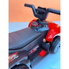 Детский электроквадроцикл Bambi M 6181 EL-4 синий, мягкое сиденье фото 16