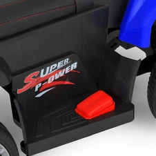 Детский электроквадроцикл Bambi M 6181 EL-4 синий, мягкое сиденье фото 32