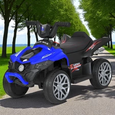 Детский электроквадроцикл Bambi M 6181 EL-4 синий, мягкое сиденье купить