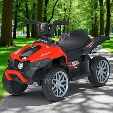 Детский электроквадроцикл Bambi M 6181 EL-3 красный, мягкое сиденье купить