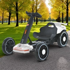 Детский электрокарт Bambi M 6145 EBR-1 белый, пульт управления купить