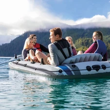 Надувная лодка Intex 66325 пятиместная Excursion 5, 366 х 168 х 43 см. купить