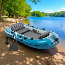 Надувная лодка Intex 66324 четырехместная Excursion 4, 315 х 165 х 43 см. купить