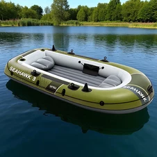 Надувная лодка Intex 66333 четырехместная Seahawk 3, 295 х 137 х 43 см.