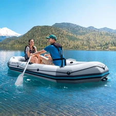 Надувная лодка Intex 68373 трехместная Mariner 3, 297 х 127 х 46 см.