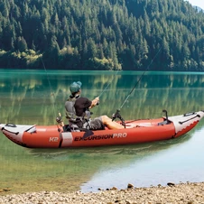 Надувная лодка Intex 68309 двухместная Excursion Pro K2, 384 х 94 х 46 см. фото 11