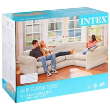 Надувной диван Intex 68575 угловой со спинкой, 257 х 203 х 76 см. фото 55