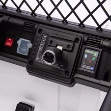 Двухместный детский джип 2566 AEBLR-5 (24V) темно-зеленый, Toyota фото 77