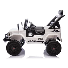 Детский джип 2566 AEBLR-1 (24V) двухместный электромобиль, Toyota, белый фото 55