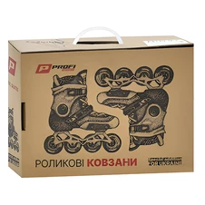 Детские ролики A 4158-L-W белые, раздвижные, размер 39-42 фото 33