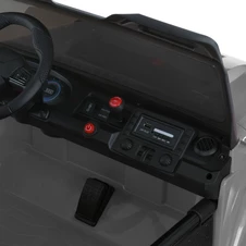 Двухместный детский джип M 6204 EBLR-11 (24V) серый, EVA колеса фото 25