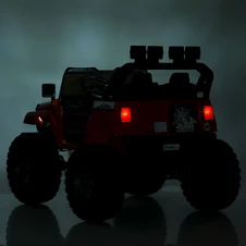 Двухместный детский джип M 6204 EBLR-3 (24V) красный, EVA колеса фото 16