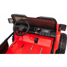 Двухместный детский джип M 6204 EBLR-3 (24V) красный, EVA колеса фото 14