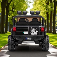 Детский электромобиль M 6204 EBLR-2 (24V) двухместный джип, черный фото 44