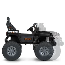 Детский электромобиль M 6204 EBLR-2 (24V) двухместный джип, черный фото 88