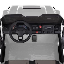 Детский электромобиль M 6204 EBLR-1 (24V) двухместный джип, белый фото 29