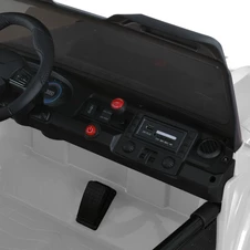 Детский электромобиль M 6204 EBLR-1 (24V) двухместный джип, белый фото 20