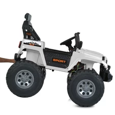 Детский электромобиль M 6204 EBLR-1 (24V) двухместный джип, белый фото 77