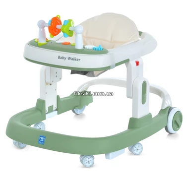 Детские ходунки M 5032 L-5 Bambi зеленые, свет, музыка