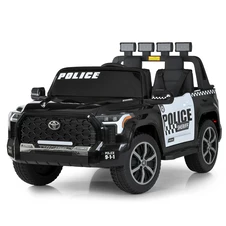 Детский джип M 6192 EBLR-2-1 (24V) Police, два мотора по 200W, бело-черный купить
