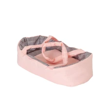 Коляска для куклы Carrello Unico 9346 Pink с сумочкой, розовая фото 55