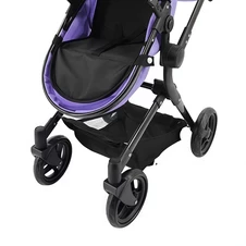 Коляска для куклы Carrello Alfa 9707 Purple с сумочкой, 2 в 1, фиолетовая фото 33