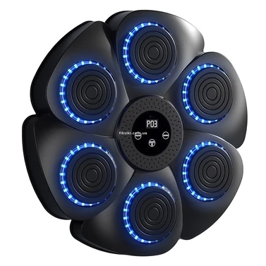 Боксерский набор тренажер - мишень MS 4776-B, шесть целей, Bluetooth, перчатки