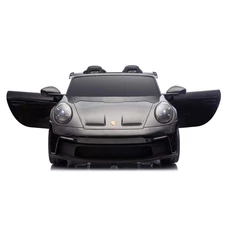 Двухместная детская машина M 6111 (MP4) EBLRS-2 (24V) Porsche, MP4 планшет, черная фото 77