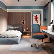 Детское кресло Bambi M 6250-11 серое, подлокотники и подножка фото 55