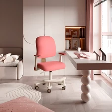 Детское кресло M 6250-8 розовое, подлокотники и подножка, блокировка колес фото 55