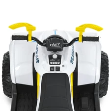 Кликните для увеличения изображения Детский квадроцикл M 6222 EBLR-1-6 с пультом управления, бело-желтый фото 32
