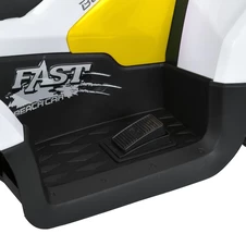 Кликните для увеличения изображения Детский квадроцикл M 6222 EBLR-1-6 с пультом управления, бело-желтый фото 57