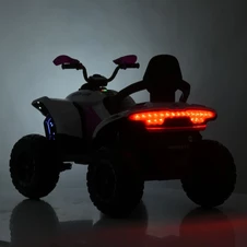 Кликните для увеличения изображения Детский квадроцикл M 6222 EBLR-1-6 с пультом управления, бело-желтый фото 77