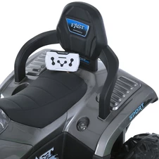 Кликните для увеличения изображения Детский квадроцикл M 6222 EBLR-1-5 с пультом управления, бело-зеленый фото 18