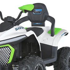 Кликните для увеличения изображения Детский квадроцикл M 6222 EBLR-1-5 с пультом управления, бело-зеленый фото 88