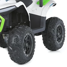 Детский квадроцикл M 6222 EBLR-1-4 с пультом управления, бело-синий фото 99