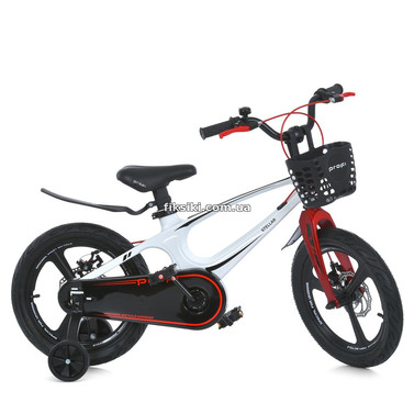 Детский велосипед 14д. MB 141020-9 Prof1 Stellar с корзинкой, белый