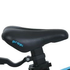 Детский велосипед 14д. MB 141020-1 Prof1 Stellar с корзинкой, черно-голубой фото 55