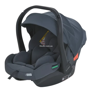 Автокресло El Camino i-Keep ME 1186 Melange Rock Gray темно-серое